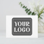 モダン、洗練さお洒落れ、カスタマイズ可能 サンキューカード (スタンド正面)