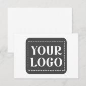 モダン、洗練さお洒落れ、カスタマイズ可能 サンキューカード (正面/裏面)