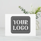 モダン、洗練さお洒落れ、カスタマイズ可能 サンキューカード (スタンド正面)