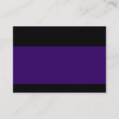 モダン – 濃い紫 名刺 (裏面)