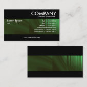 モダン-濃緑色 名刺 (正面/裏面)