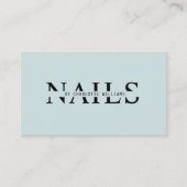 モダン、灰色、青、QRコード 名刺 (正面)