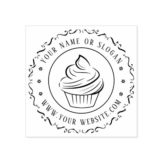 モダン |独自のビジネスラバースタンプを作成 ラバースタンプ (インプリント)