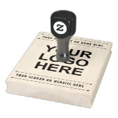 モダン |独自のビジネスロゴスタンプを作成する ラバースタンプ (スタンプ)