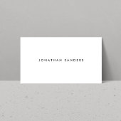モダン&白ミニマル色 名刺