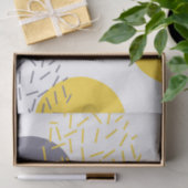 、モダン、粋で幾何学的な芸術黄色にして下さい、冷却して下さい 薄葉紙 (ギフト)