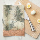 モダン（紋章の）フラ・ダ・リデザイン キッチンタオル (四つ折り)