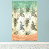 モダン（紋章の）フラ・ダ・リデザイン キャンバスプリント (インサイチュ (ウッドフロア))