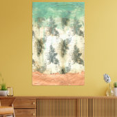 モダン（紋章の）フラ・ダ・リデザイン キャンバスプリント (インサイチュ (リビング))