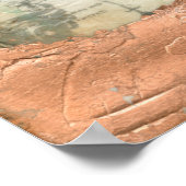 モダン（紋章の）フラ・ダ・リデザイン ポスター (角)