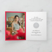 モダン&素晴はっきりしたらしいタイポグラフィ写真事業 シーズンカード (内部)