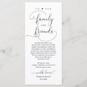 モダン、設エレガント定サンキューカード プログラム (正面)