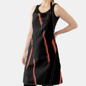 モダン，都市シンプル植物抽象グラフィックアート エプロン (インサイチュ)