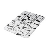 モダン,都市,はっきりした幾何カッコいいパターン芸術 バスマット (アングル)