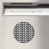 モダン,都市,カッコいい,はっきりしたトレンディー幾何学模様 マグネット (インサイチュ (食洗機))