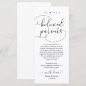 モダン、配置設定サンキューカード プログラム (正面/裏面)