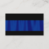 モダン – 青いカーテン 名刺 (裏面)