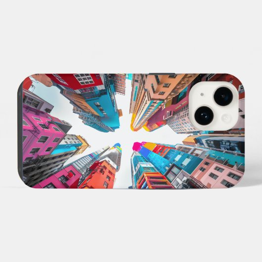 モダン&鮮やか Cityscape Phone Case全iphone iPhoneケース (裏面横)