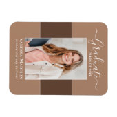 モダン | 1写真エレガントグラフ発表 マグネット (横)