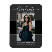 モダン | 1写真エレガントグラフ発表 マグネット (縦)