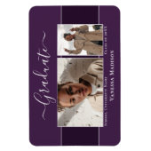 モダン | 2写真エレガントグラフ発表 マグネット (縦)