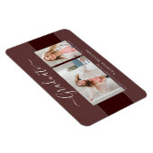 モダン | 2写真エレガントグラフ発表 マグネット (右側)