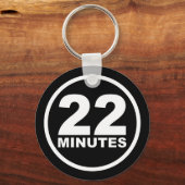 モダン - 22分 キーホルダー (正面)