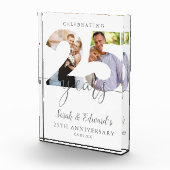 モダン 25周年 結婚記念日 2  フォトブロック (右)