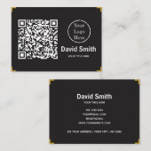 モダン 3.5インチx 2.5インチ 名刺 (正面/裏面)