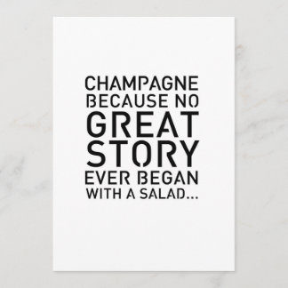 モダン 5x7 テーブルサイン シャンパン Because 招待状