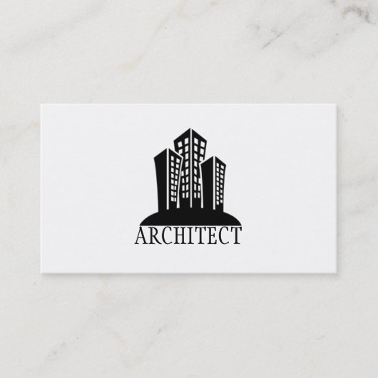 モダン Architecture Architect名刺 名刺 (正面)