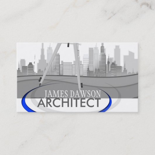 モダン Architecture Architect名刺 名刺 (正面)