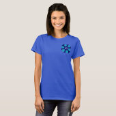 モダン_Decoration_LIGHT STAR_BLUE Tシャツ (正面フル)