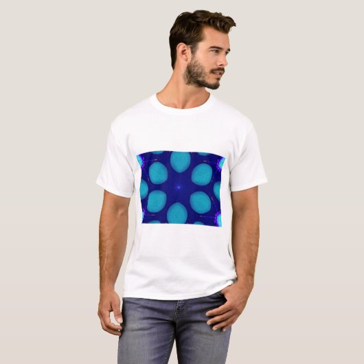 モダン_Decoration_LIGHT STAR_BLUE Tシャツ (正面フル)