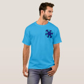 モダン_Decoration_LIGHT STAR_BLUE Tシャツ (正面フル)