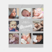 モダン | First Mothers Day |フォトコラージュフリース フリースブランケット (正面)