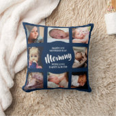 モダン | First Mothers Day |写真のコラージュ クッション (ブランケット)