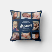 モダン | First Mothers Day |写真のコラージュ クッション (正面)