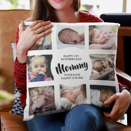 モダン | First Mothers Day |写真のコラージュ クッション