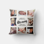 モダン | First Mothers Day |写真のコラージュ クッション (正面)