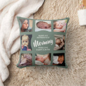 モダン | First Mothers Day |写真のコラージュ クッション (ブランケット)