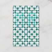 モダン, frisch, mit monogram fur Angeber 名刺 (裏面)