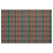 モダン_GIFT_素晴らし誕生日_PATTERN_BROWN ファブリック (ファットクウォーター)