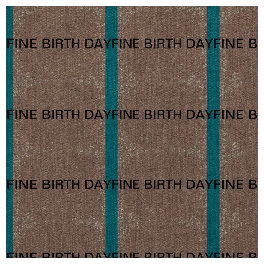 モダン_GIFT_素晴らし誕生日_PATTERN_BROWN ファブリック (見本)