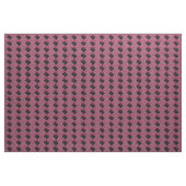 モダン_GIFT_BLACK_MEDIUM_PINK_LINEN_ ファブリック (ヤード)