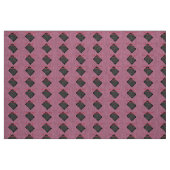 モダン_GIFT_BLACK_MEDIUM_PINK_LINEN_ ファブリック (ファットクウォーター)