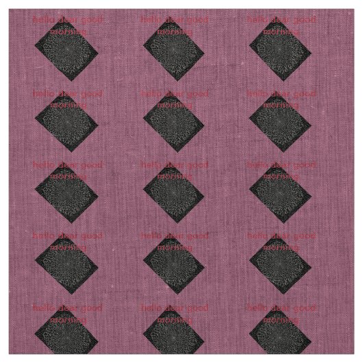 モダン_GIFT_BLACK_MEDIUM_PINK_LINEN_ ファブリック (見本)