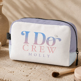 モダン I Do Crew パステルグラデーション ブライズメイド ドップキット