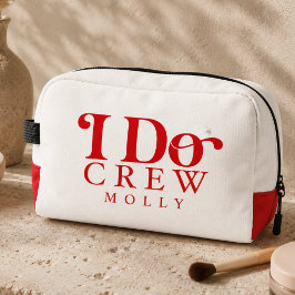 モダン I Do Crew 大胆な赤い花嫁介添人 ドップキット