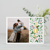 モダン JOY ホリーバerry フォト 箔シーズンカード (立ち正面)